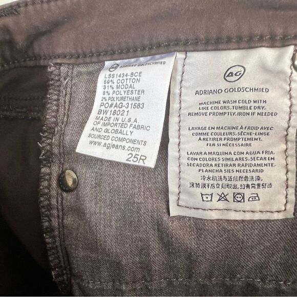 AG Adriano Gold, Smeed women’s size 25R, prima, midrise, cigarette jeans - Picture 5 of 6